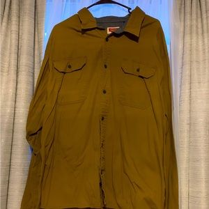 Men’s wrangler long sleeve work shirt